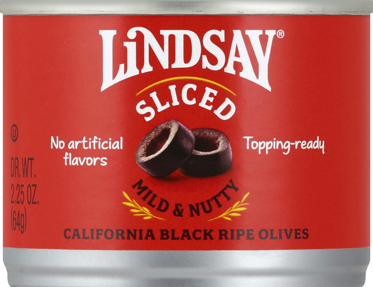 slide 4 of 7, Lindsay Olives California Black Ripe Sliced, 2.25 oz