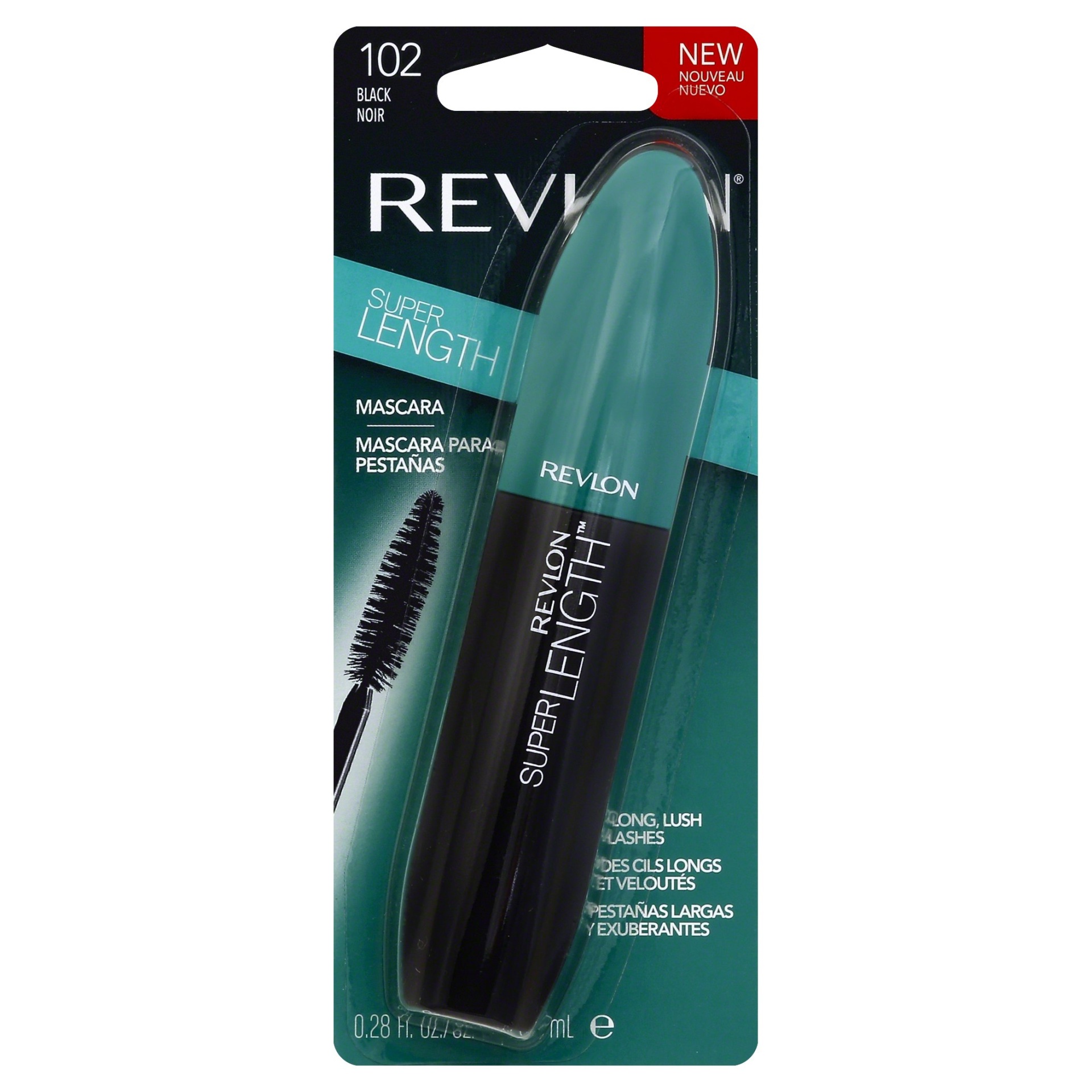 slide 1 of 5, Revlon Super Length 102 Black Mascara, 1 ct