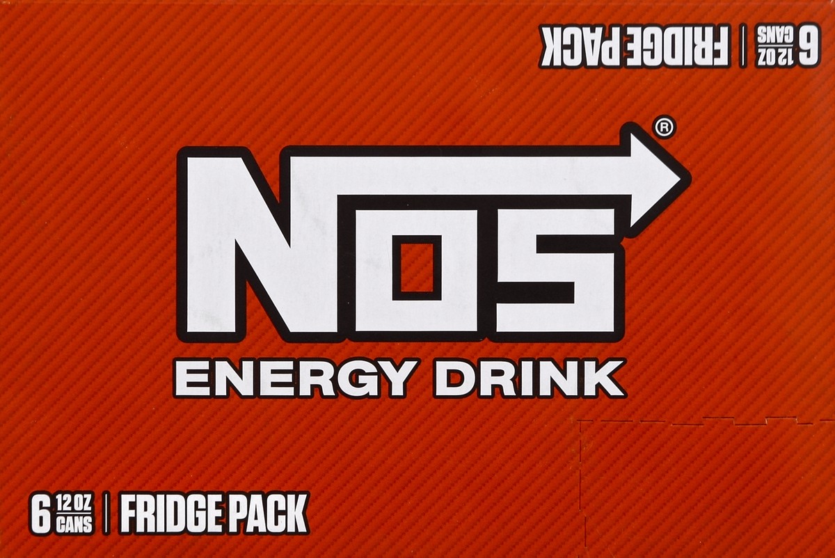 slide 2 of 6, NOS Energy Drink 6 ea, 12 oz