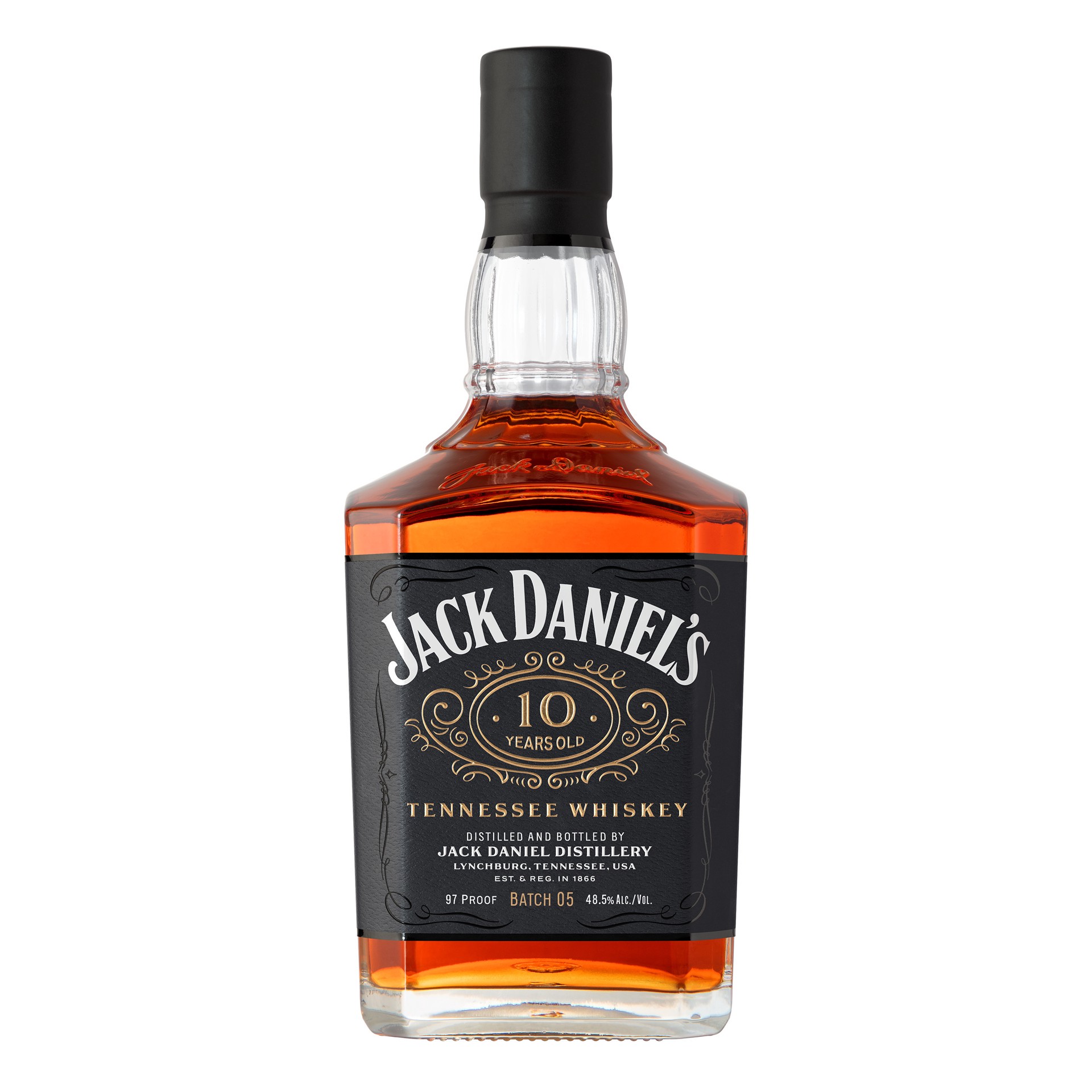 slide 1 of 10, Jack Daniel's 10 Year Tennessee Whiskey, 700 ml
