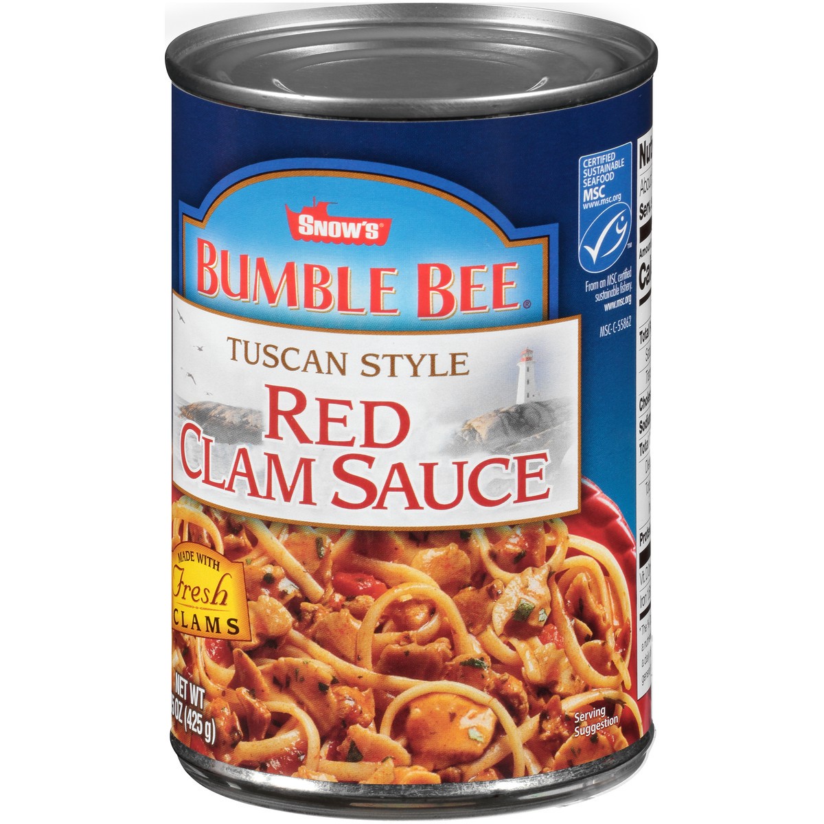 slide 3 of 11, Snow's Bumble Bee Tuscan Style Red Clam Sauce 15 oz. Can, 15 oz