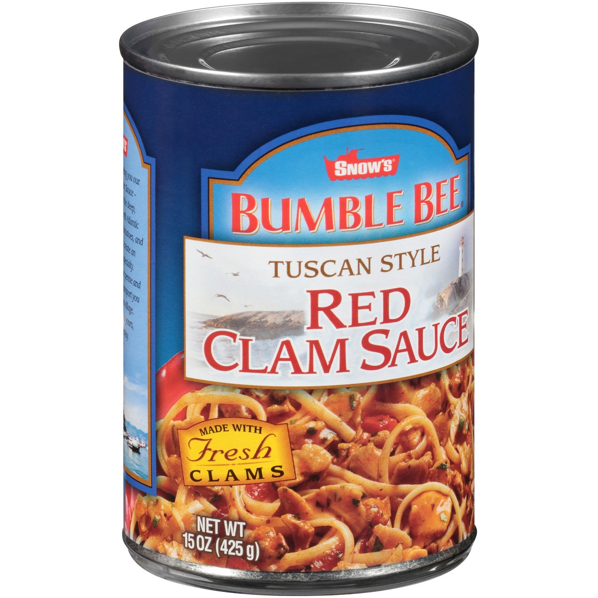 slide 8 of 11, Snow's Bumble Bee Tuscan Style Red Clam Sauce 15 oz. Can, 15 oz