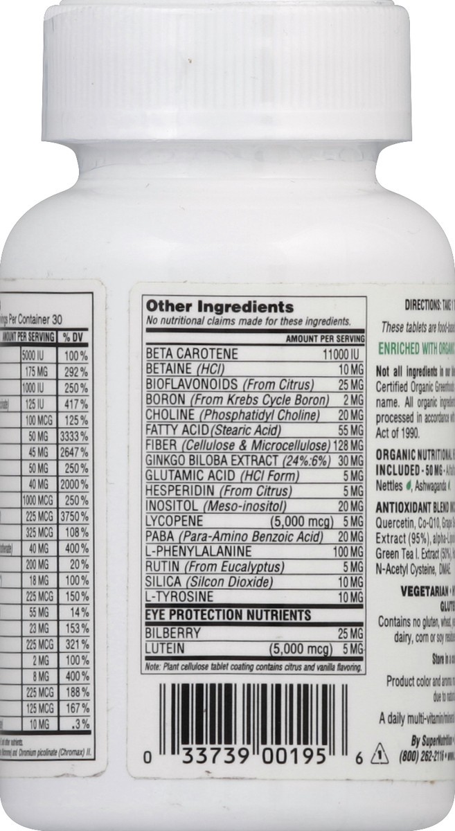 slide 2 of 3, SuperNutrition Multi-Vitamin 30 ea, 30 ct