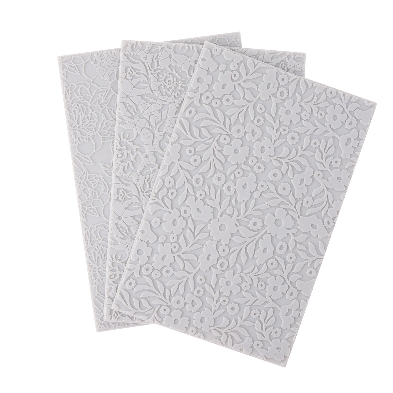 slide 2 of 3, Floral Texture Sheet Set By Craft Smart, 3.74 in x 5.75 in