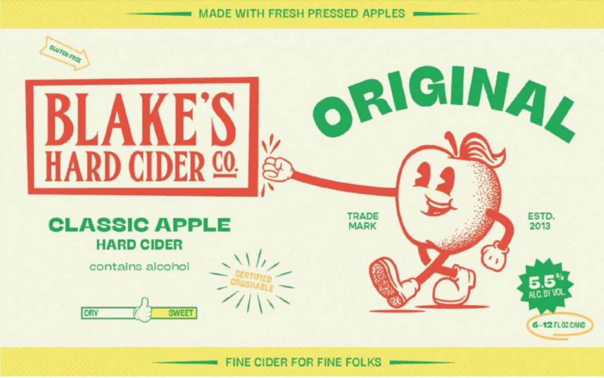 slide 1 of 1, Blake's Hard Cider Co Blake's Hard Cider Original - 6 pk/12 fl oz Cans, 6 ct; 12 fl oz