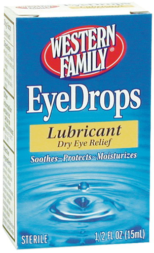 slide 1 of 1, Western Family Eye Care Lubricant Dry Eye, 0.5 oz