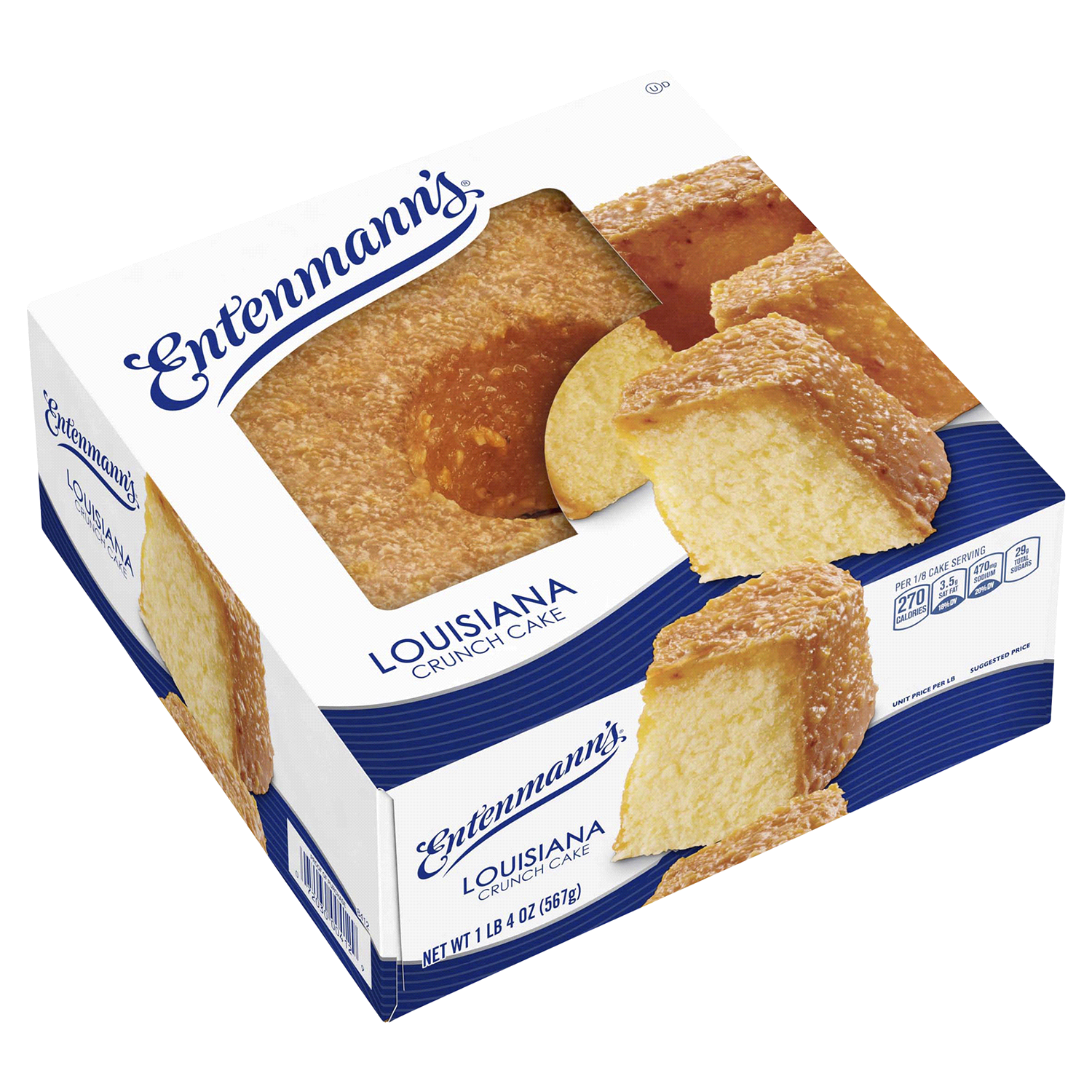 slide 2 of 4, Entenmann's Shelf-Stable Louisiana Coconut Crunch Cake, 20 oz, 20 oz
