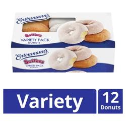 Entenmann's Soft'ees Variety Pack Donuts, 12 count, 18.5 oz