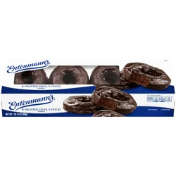 Entenmann's Frosted Devil's Food Donuts, 8 count, 17.5 oz
