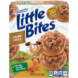 Entenmann's Little Bites Crumb Cake Mini Muffins, 5 packs, 8.75 oz