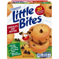 Entenmann's Little Bites Chocolate Chip Mini Muffins, 5 packs, 8.25 oz