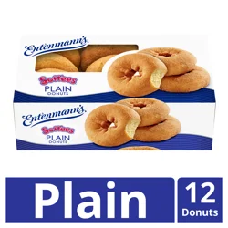 Entenmann's Plain Donuts, 12 count, 17 oz