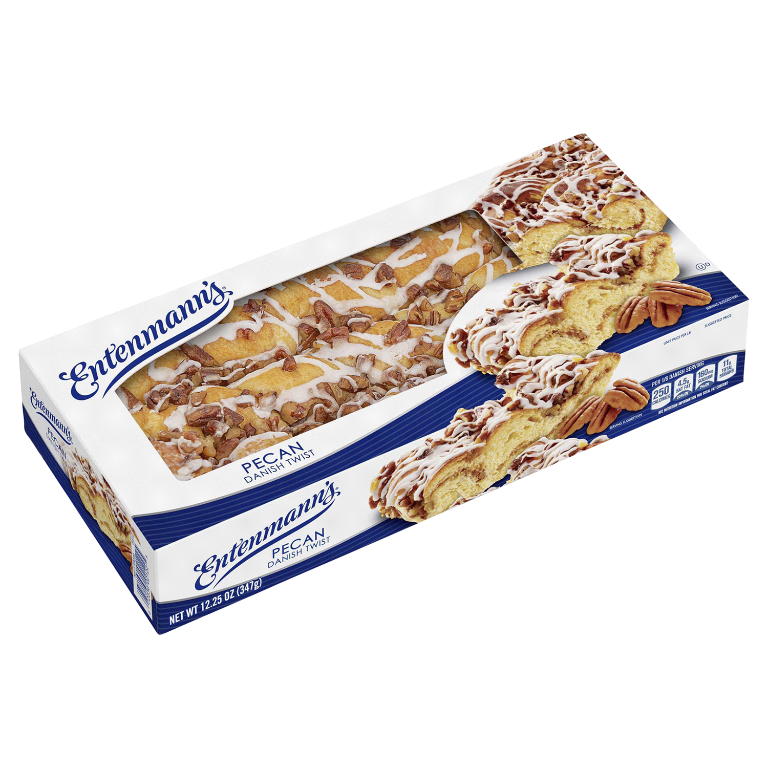 slide 3 of 4, Entenmann's Pecan Danish Twist, 12.2 oz