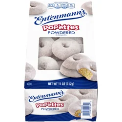Entenmann's Pop'ettes Powdered Mini Donuts, 11 oz