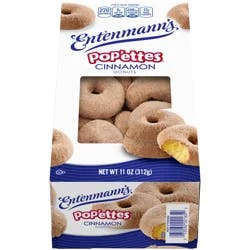 Entenmann's Pop'ettes Cinnamon Mini Donuts