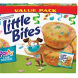 Entenmann's Little Bites Party Cake Mini Muffins, 10 pouches, 16.5 oz