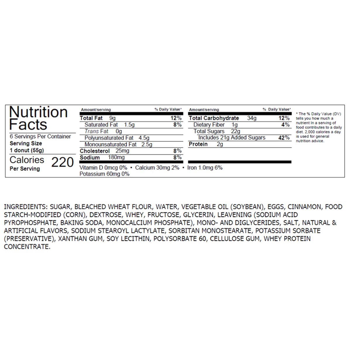 slide 2 of 2, Entenmann's Donut Cakes Cinnamon and Sugar Cake, 6 packs, 10.9 oz, 6 ct