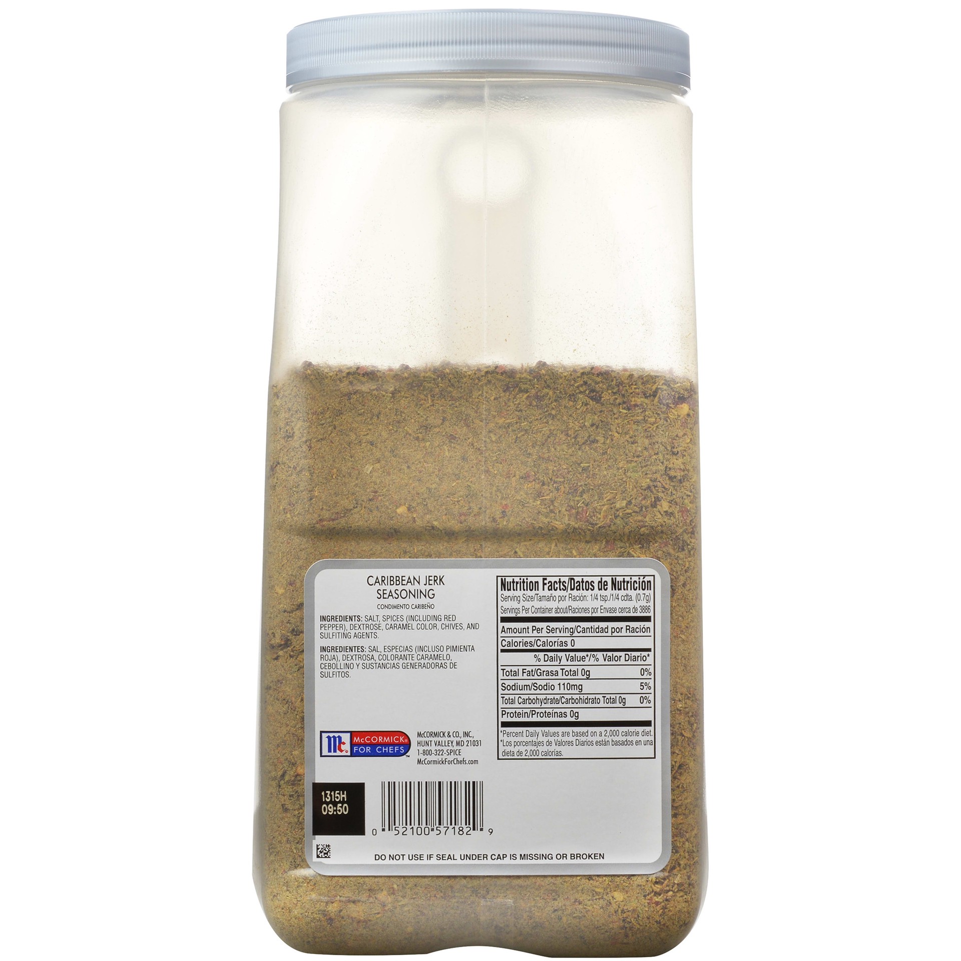 slide 2 of 5, McCormick Culinary Caribbean Jerk Seasoning, 6 lb, 6 lb