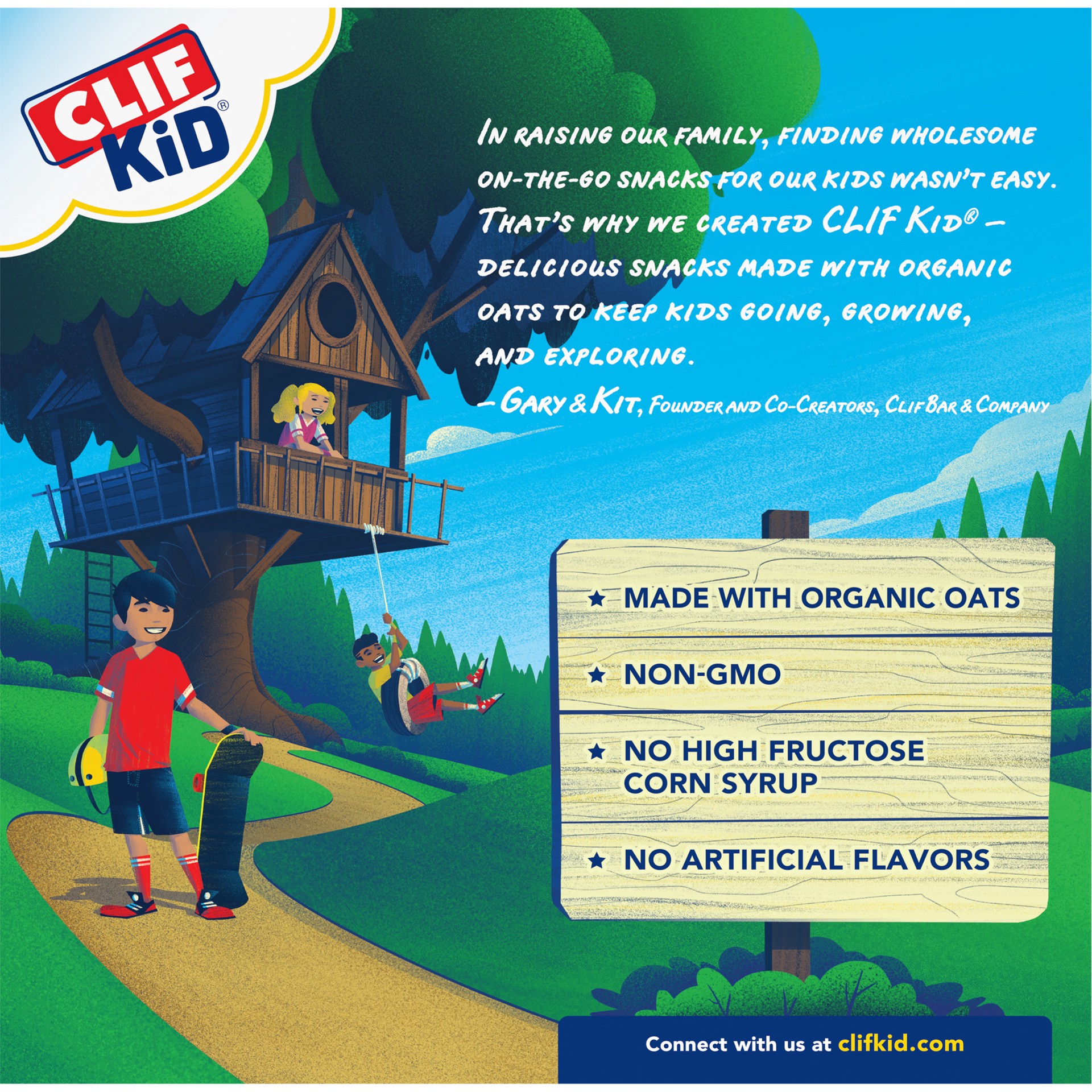slide 4 of 7, CLIF Kid ZBAR Protein Chocolate Chip Snack Bars, 