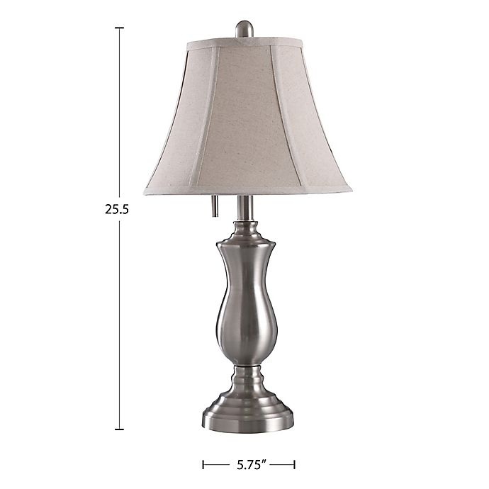 slide 2 of 2, Stylecraft Home Collection Table Lamp - Silver, 1 ct