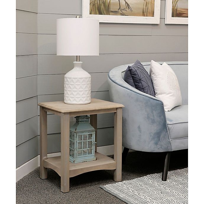 slide 2 of 3, Stylecraft Rectangular Accent Table - Distressed Grey, 1 ct