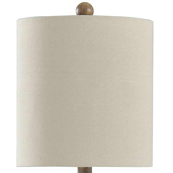 slide 2 of 5, StyleCraft Poly Table Lamp - Brown, 1 ct