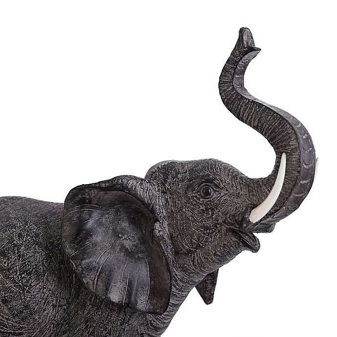 slide 5 of 6, Global Caravan Elephant Statue - Grey, 1 ct