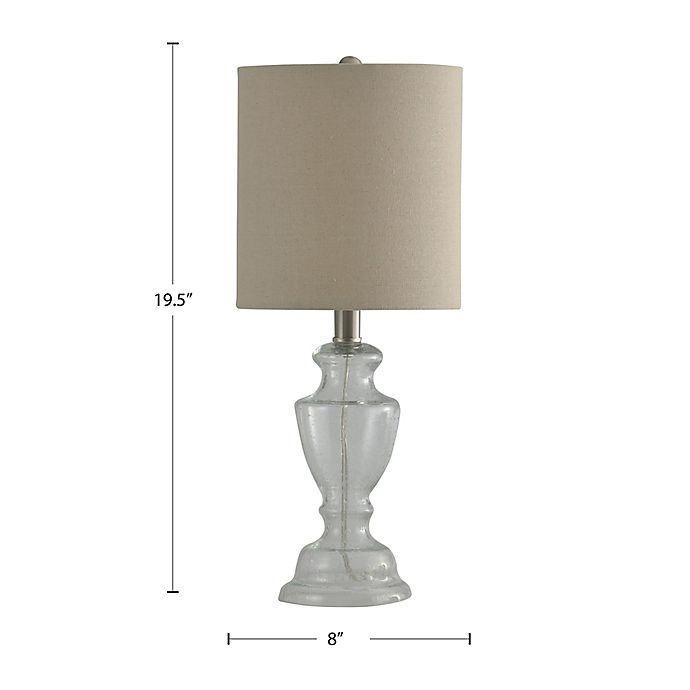 slide 2 of 2, Stylecraft Home Collection Clear Table Lamp, 1 ct