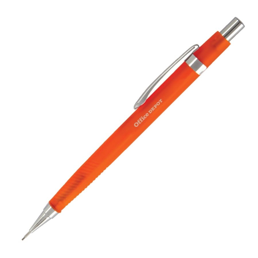 slide 2 of 8, Office Depot Brand Hb Mechanical Pencils, 0.7 Mm, Translucent Assorted Barrel Colors, Pack Of 6 Pencils, 6 ct