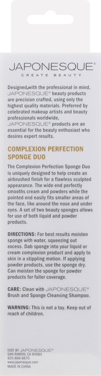 slide 5 of 11, Japonesque Complexion Pefrection Sponge Duo 1 ea, 1 ct