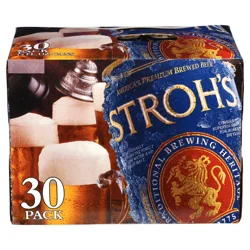 Stroh's Classic Lager Beer 30-12 fl oz Cans