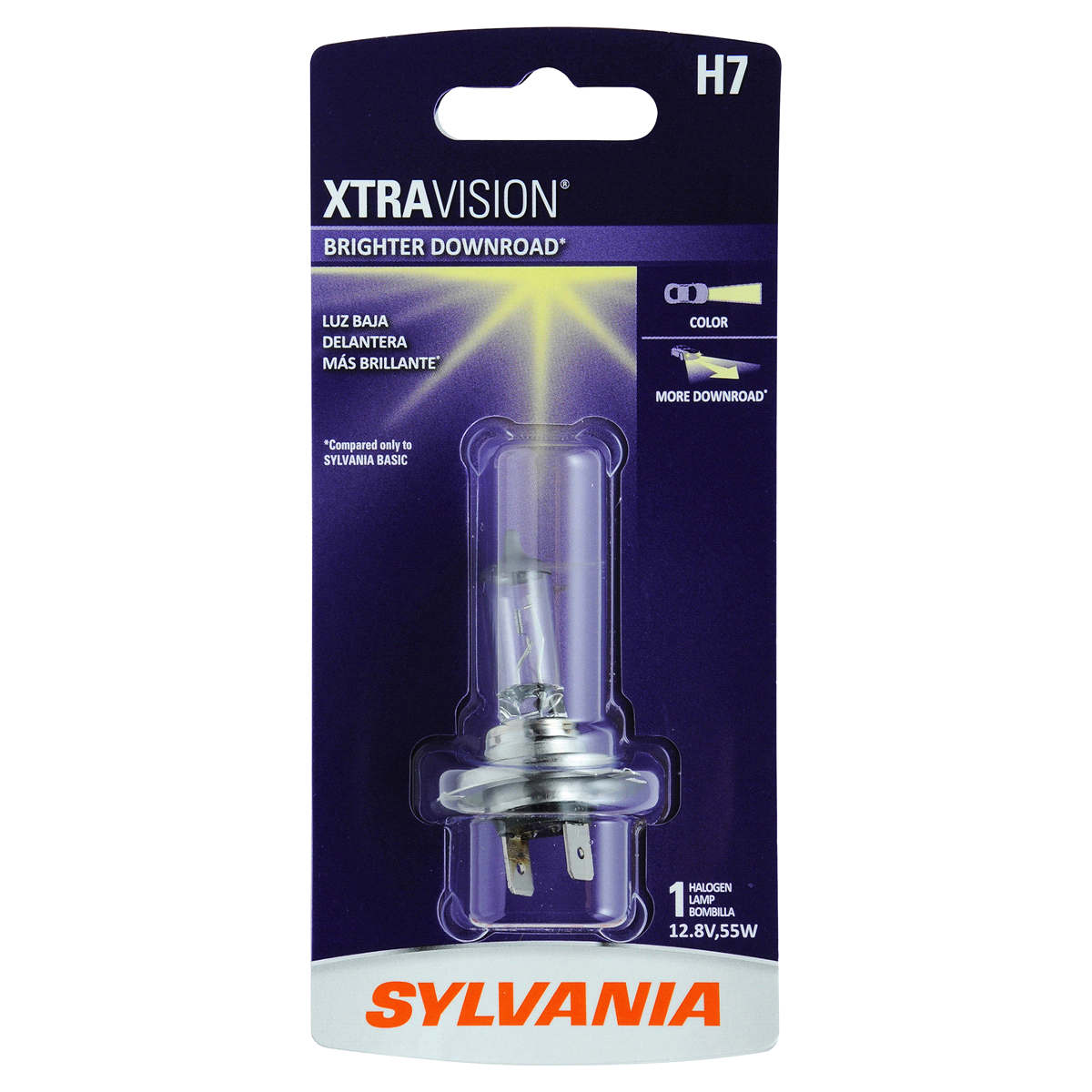 slide 1 of 6, Sylvania H7 XtraVision Headlight, 1 ct