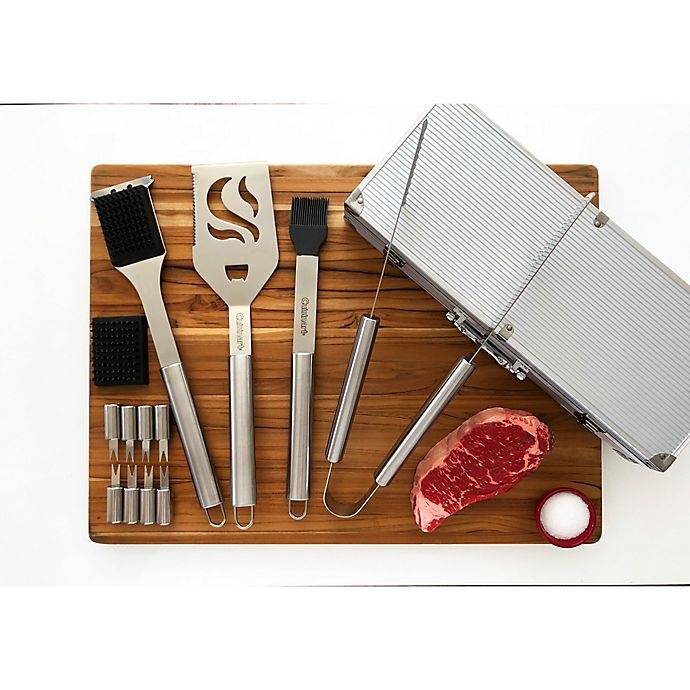 slide 9 of 13, Cuisinart Grilling Tool Set With Aluminum Case, 14 ct
