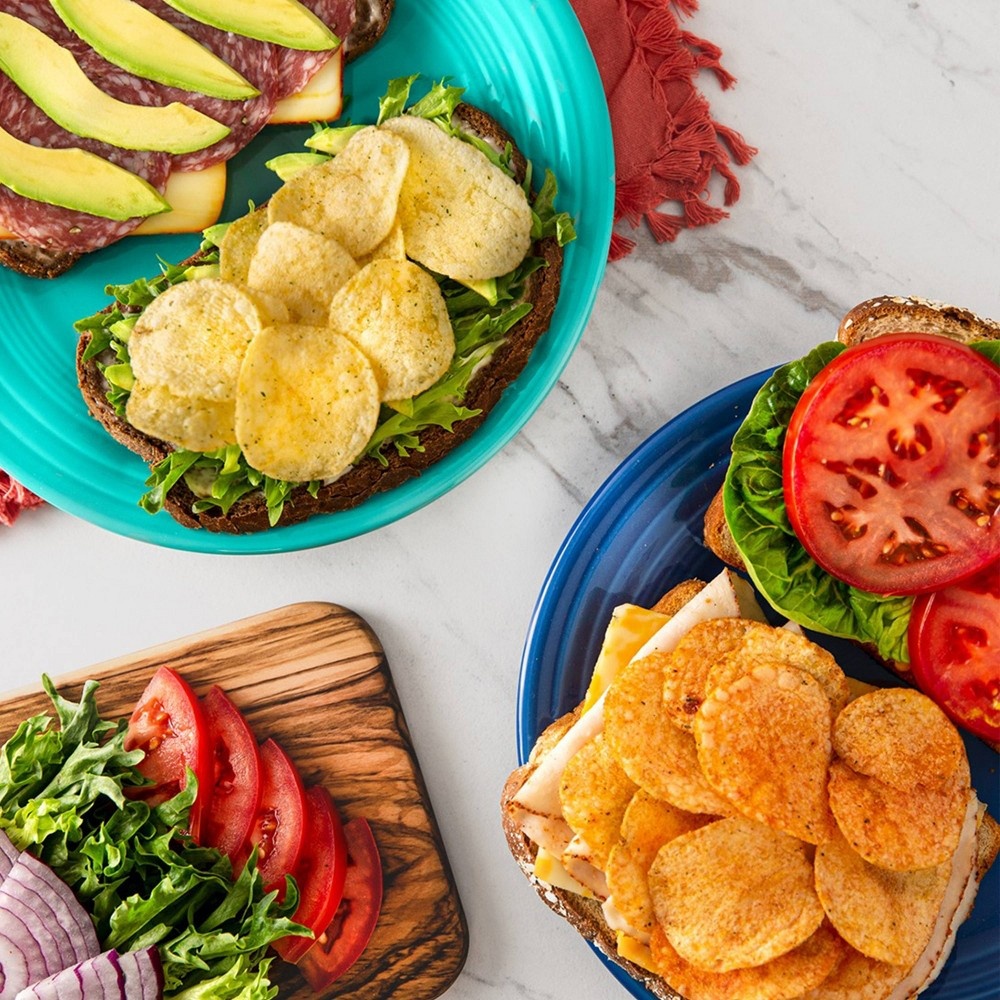 slide 2 of 3, Lay's Party Size Cheddar & Sour Cream Flavored Potato Chips, 12.5 oz