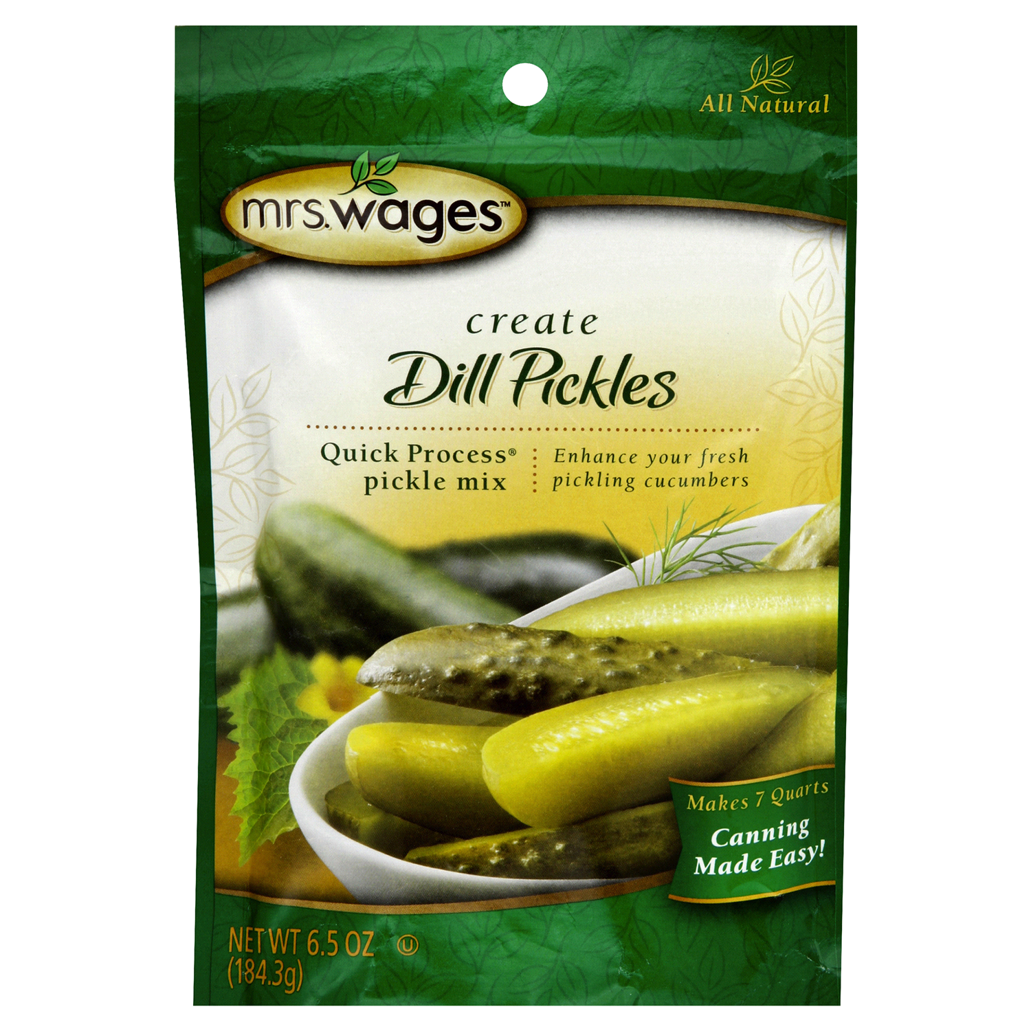 slide 1 of 1, Mrs. Wages Dill Pickle Mix, 6.5 oz