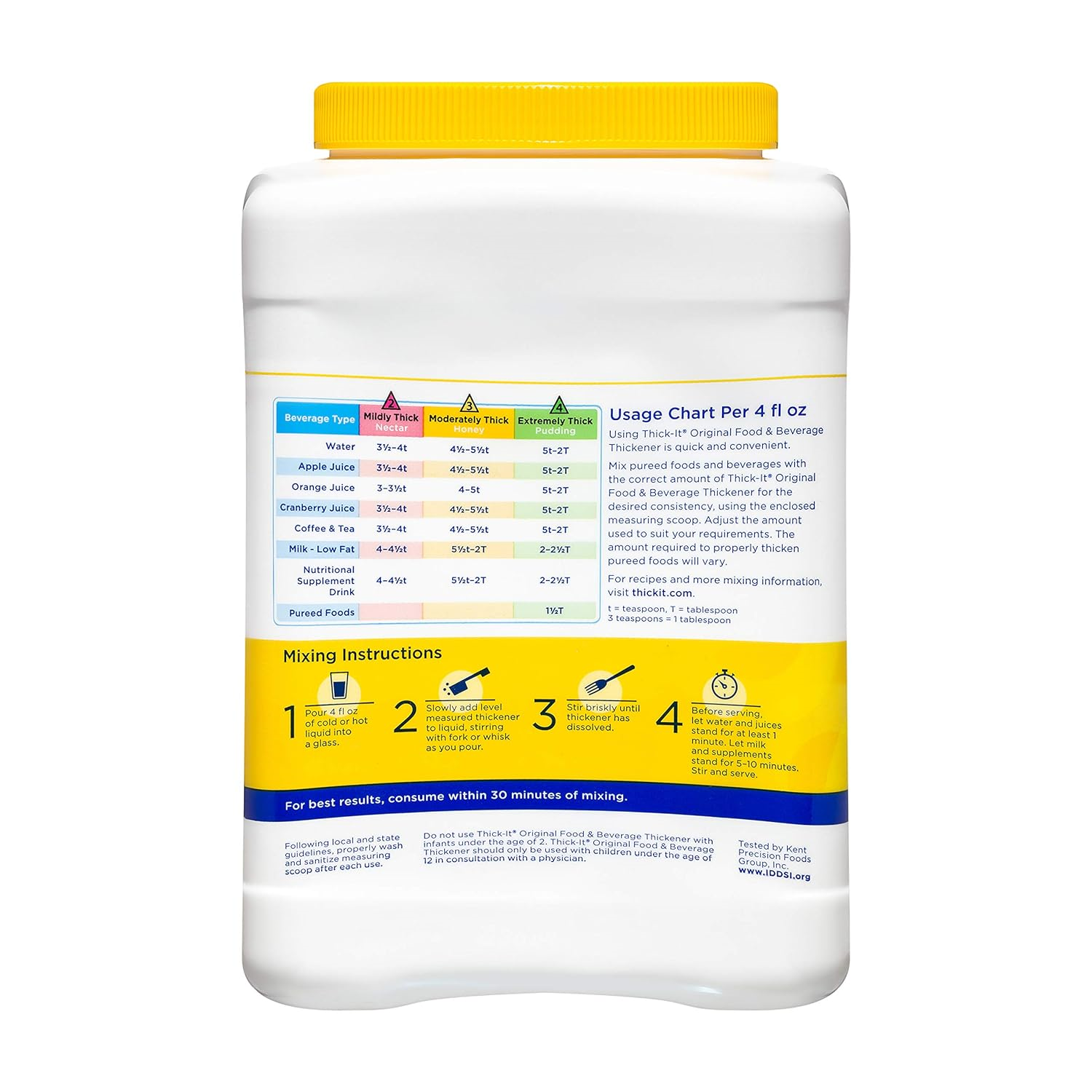 slide 3 of 3, Thick-It Original Instant Food and Beverage Thickener, 36 oz