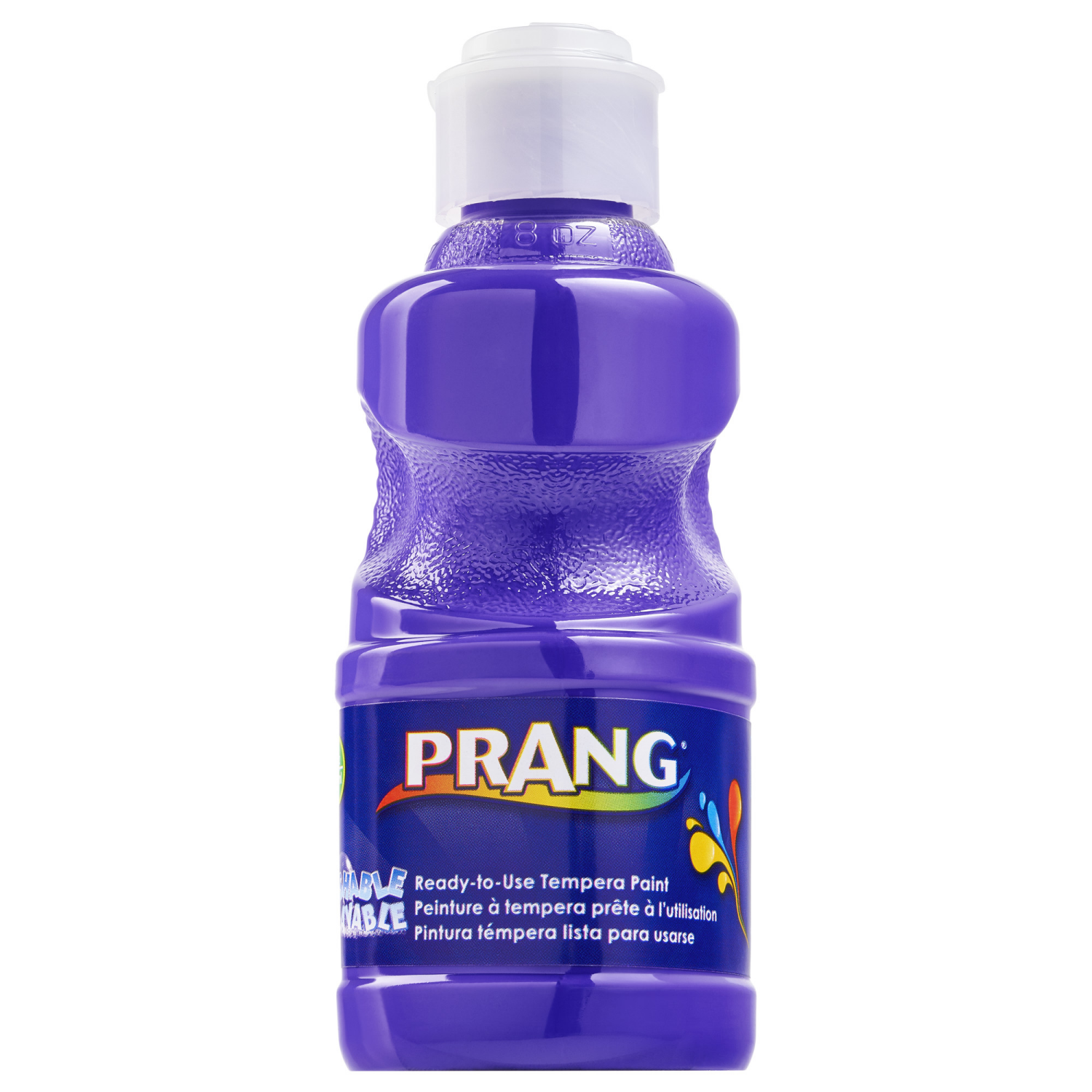 slide 1 of 1, PRANG Washable Tempera Paint, Violet, 8 oz, 8 oz