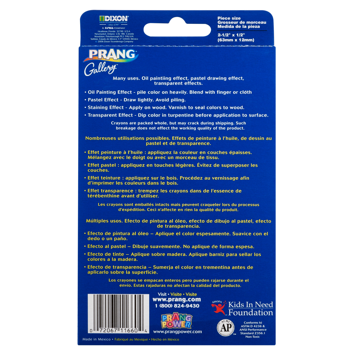 slide 2 of 2, Prang Sketcho Oil Crayons Rd, 12 ct