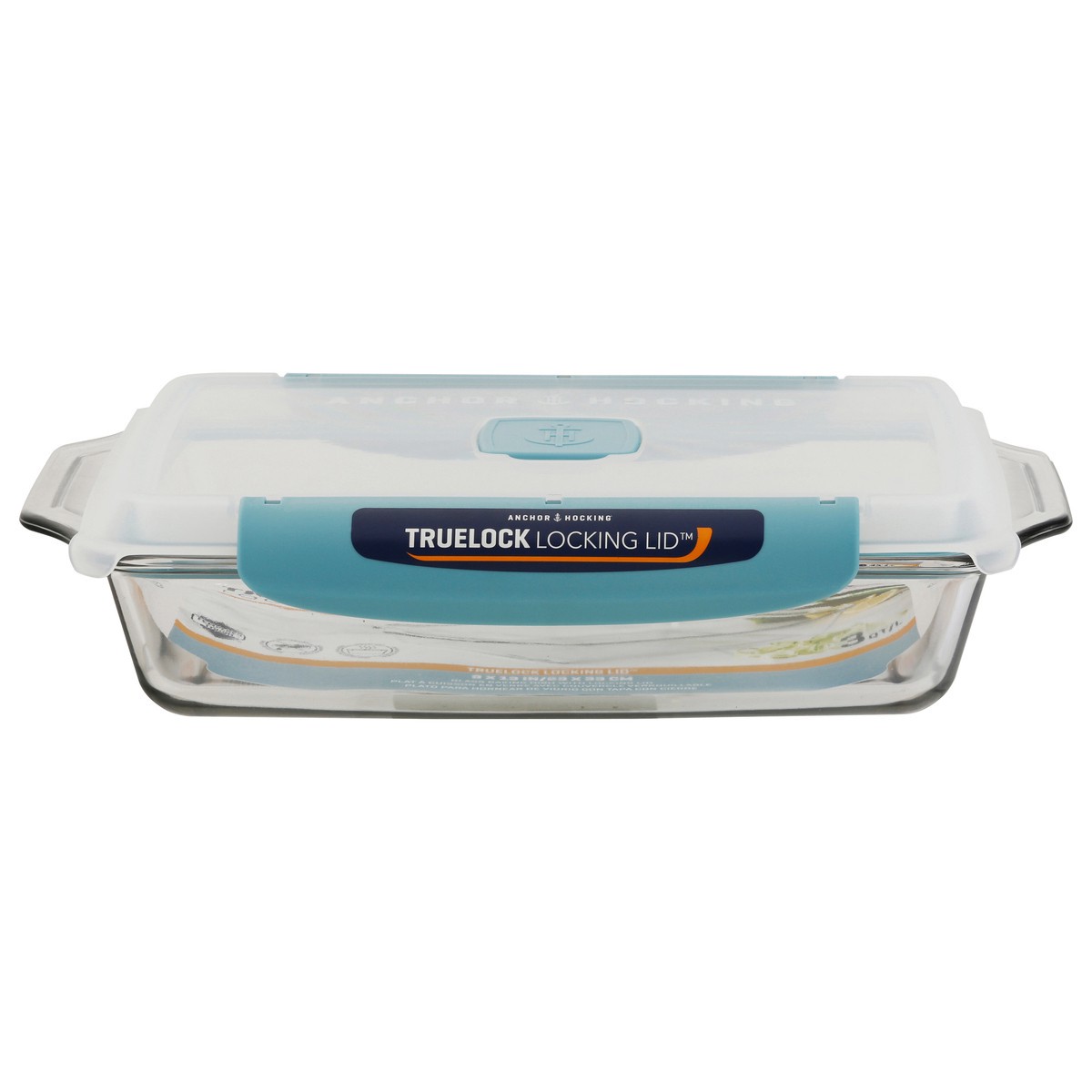 slide 2 of 11, Anchor Hocking 3 Quart Glass Baking Dish With Locking Lid 1 ea, 1 ct