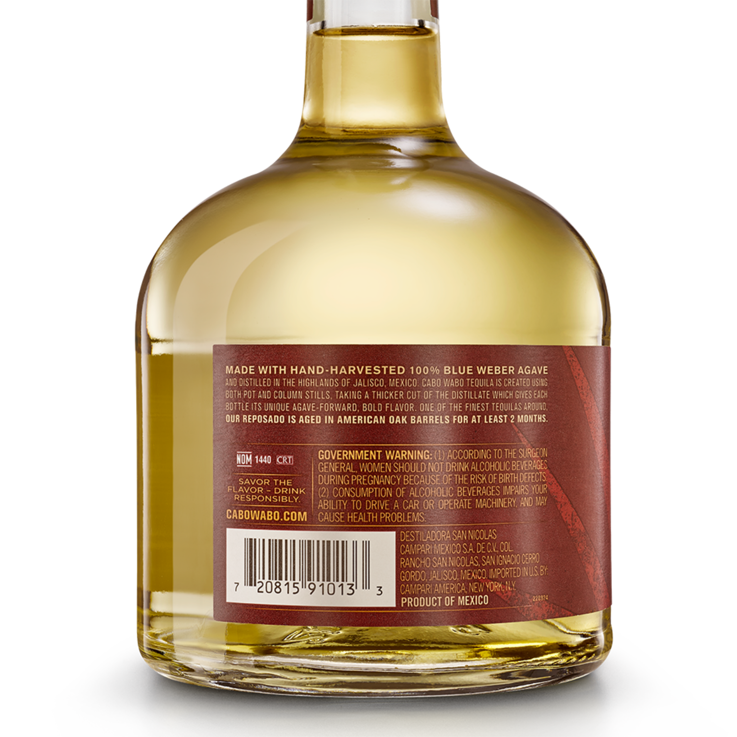 slide 2 of 3, Cabo Wabo Tequila Reposado 750 ml, 750 ml