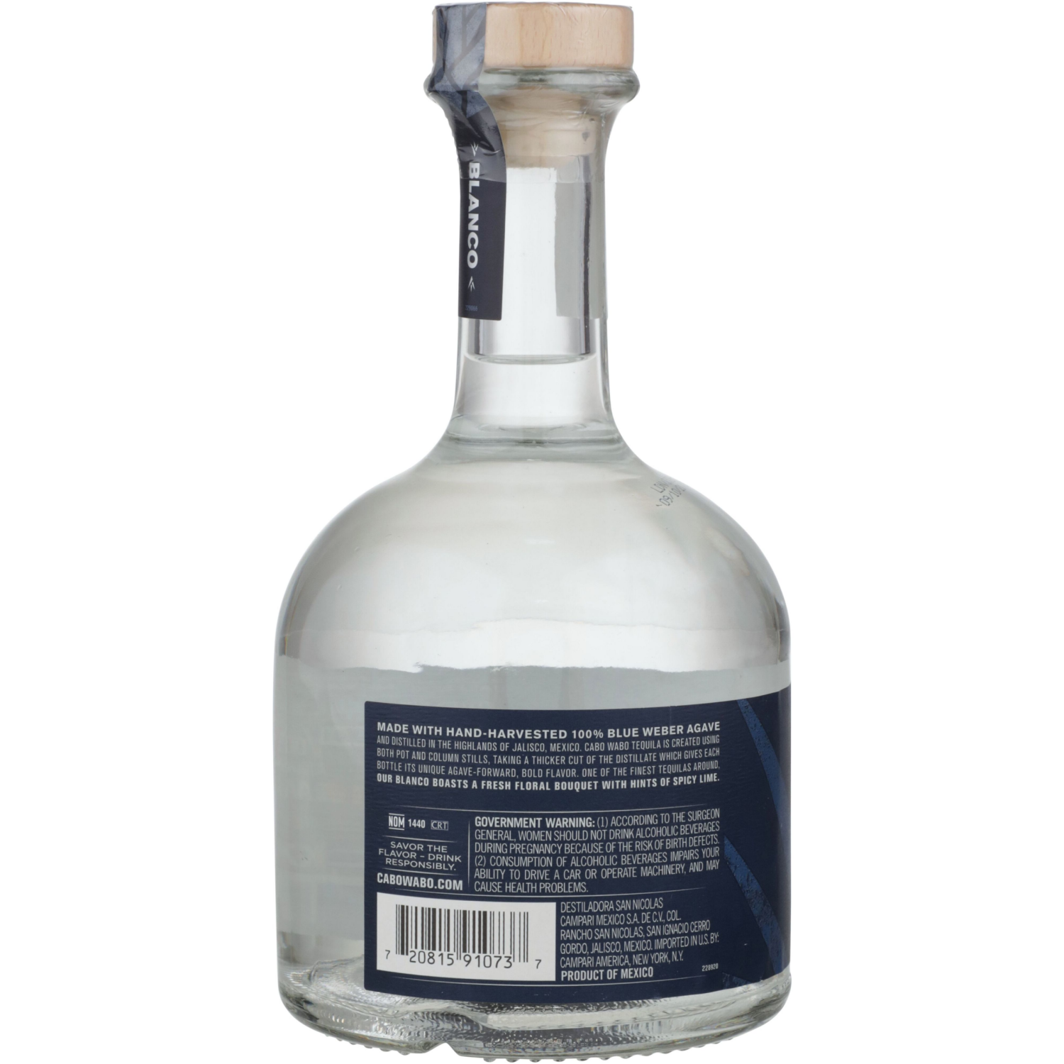 slide 2 of 3, Cabo Wabo Tequila Blanco, 750ml, 0.75 liter