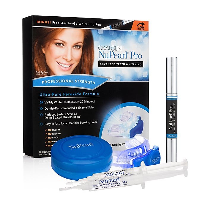 slide 1 of 1, ORALGEN Nupearl Pro Advanced Teeth Whitening System with Bonus Pen, 1 ct