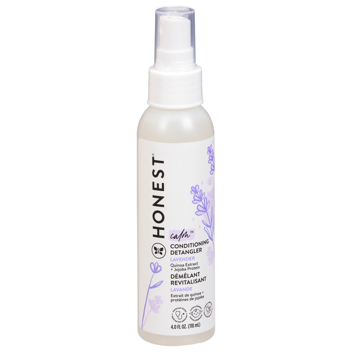 slide 3 of 12, Honest Calm Lavender Conditioning Detangler 4.0 fl oz, 4 fl oz