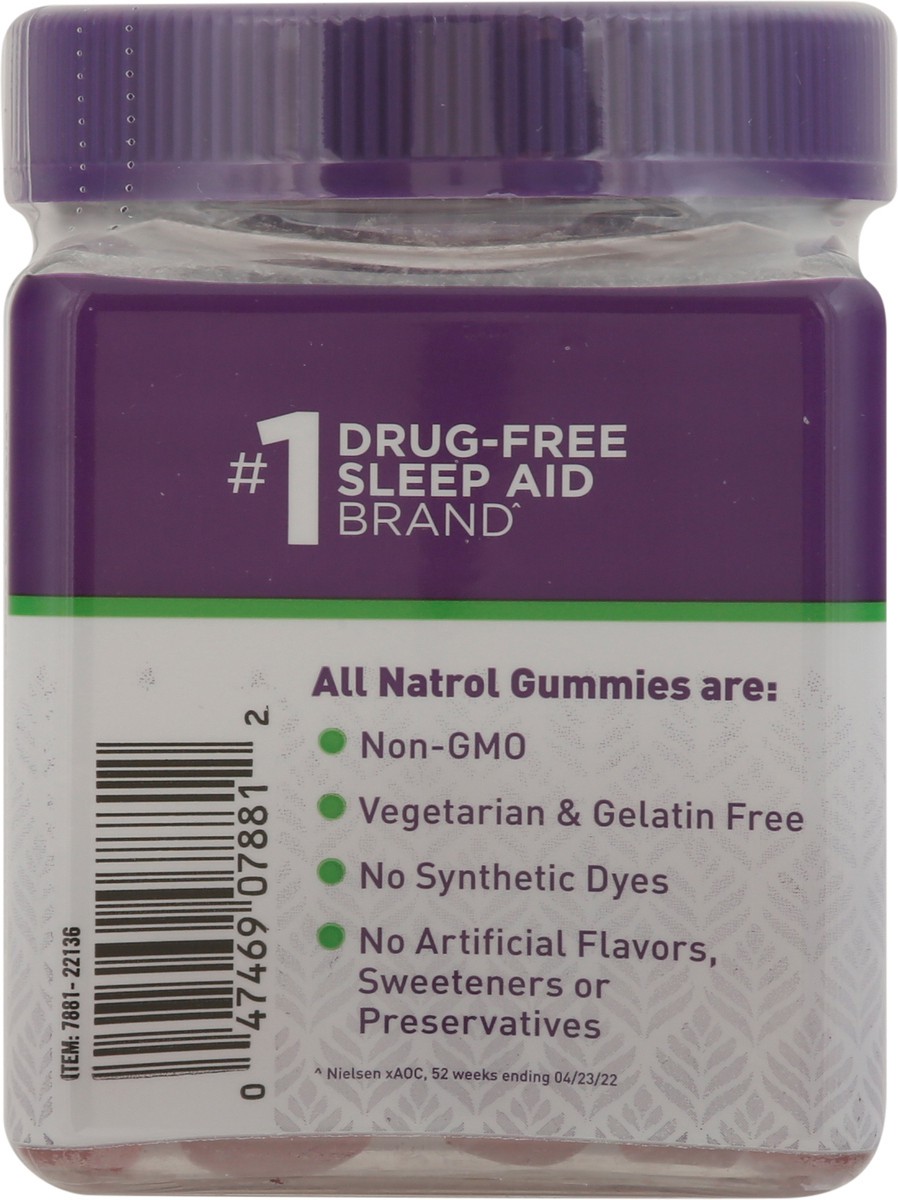 slide 3 of 9, Natrol 10mg per Gummy MelatoninMax Blueberry Flavor, 50 ct
