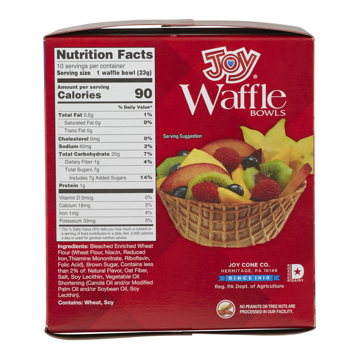 slide 2 of 2, Joy Waffle Bowls, 7 oz