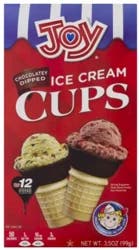 Joy Chocolatey Dipped Cups - 12 ct; 3.5 oz