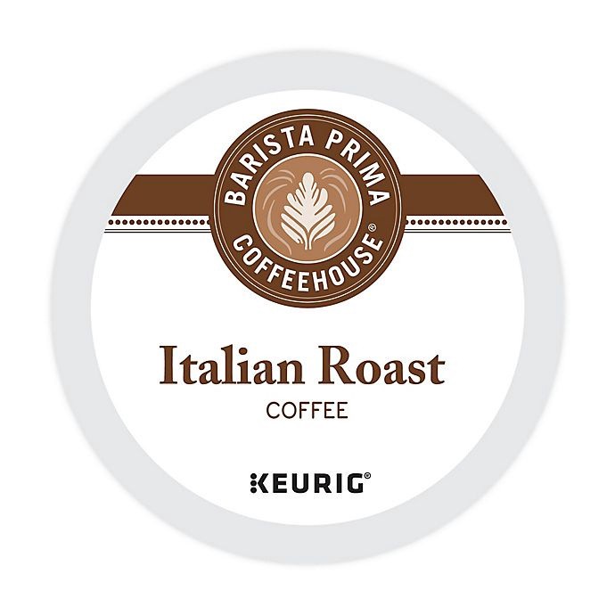 slide 1 of 8, Barista Prima Coffeehouse Italian Roast Coffee Keurig K-Cup Pods, 24 ct