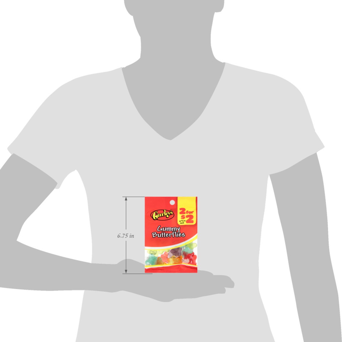 slide 8 of 14, Gurley's Gummy Butterflies 2.25 oz, 2.25 oz