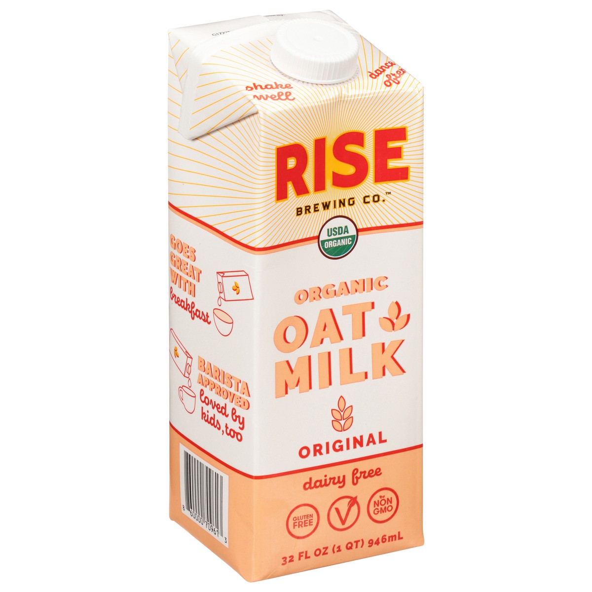 slide 9 of 9, RISE Brewing Co. Organic Original Oat Milk 32 fl oz, 32 fl oz