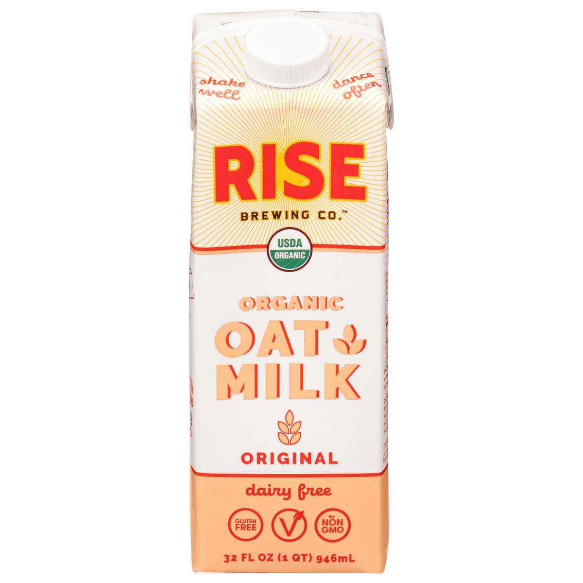 slide 1 of 9, RISE Brewing Co. Organic Original Oat Milk 32 fl oz, 32 fl oz